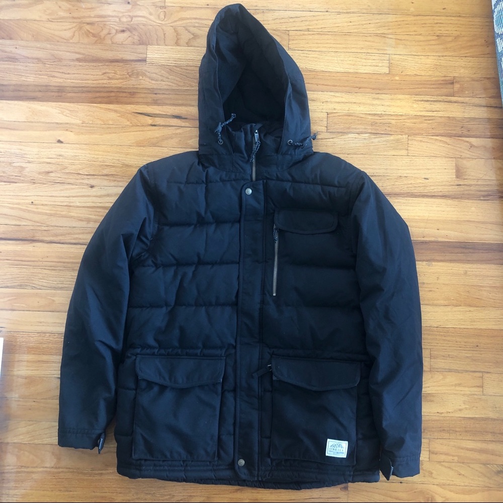 Men’s O’Neill Black Hybrid Snowboard Jacket- Large